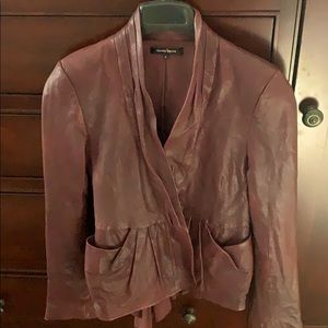 Nanette Lepore Leather Jacket .